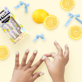 Lemon Polka Dot Party  - Pressies | Short Medium | Round - Pressies thumbnail