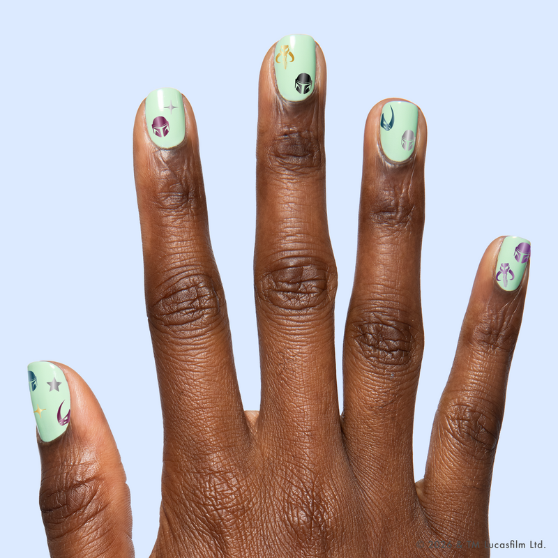 Mandalorian Creed Puffy Nail Art Stickers - Nail Art Stickers