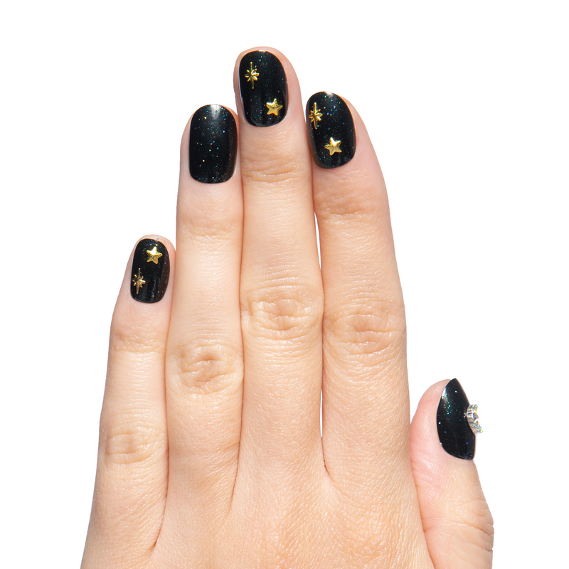 Moon Gem Party  - Press On | Extra Short | Round - Press-On