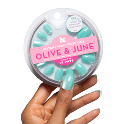 Ocean Velvet - Press On | Extra Short | Round