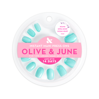 Ocean Velvet - Press On | Extra Short | Round Ocean Velvet - Press On | Extra Short | Round  Press-On