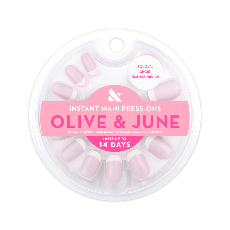 Classic French - Press-On | Short | Squoval - Press-On