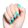 Pink Palace Palms - Press On | Medium | Almond thumbnail