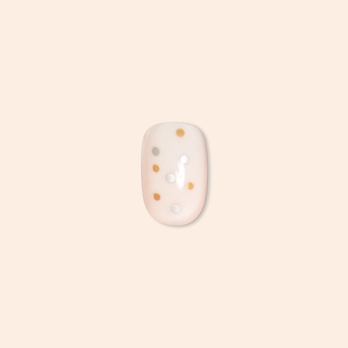 Metallic Confetti - Press-On | Extra Short | Round – Olive and June