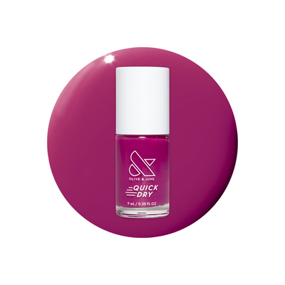 Rhubarb Rhubarb sheer magenta jelly Quick Dry Polish