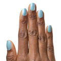 Sky Velvet | Extra Short | Squoval - Tab Press-On thumbnail