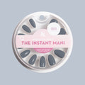 Social Studies - Press-On | Medium | Almond deep navy medium almond press-on nails for an easy at-home manicure.