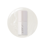 Atlas - Gel polish bottle on pearly white gel polish background for a clean and elegant manicure by Olive and June