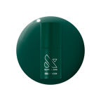 Fiddlefig - Gel bottle on deep leafy green gel polish for a fresh, long-lasting mani by Olive and June