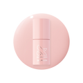 HZ - Gel neutral rosy gel polish bottle on matching soft pink background for long-lasting mani polish