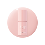 HZ - Gel neutral rosy gel polish bottle on matching soft pink background for long-lasting mani polish