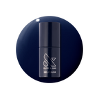 Suited - Gel bottle of deep navy gel polish with glossy finish by Olive and June for long-lasting manicure