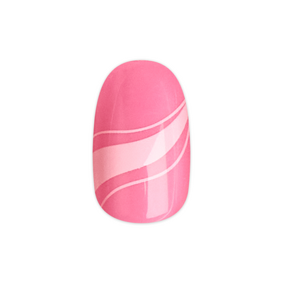 Tonal Pink Swirls - Tab Press On | Short | Round Tonal Pink Swirls - Tab Press On | Short | Round  Tab Press-On