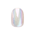 Unicorn Chrome Shimmer | Extra Short | Round - Tab Press-On single nail ugc