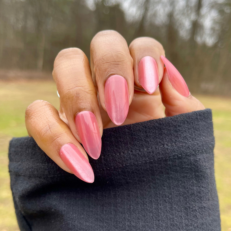 picture of Pink Crush Velvet - Press-On | Long | Almond