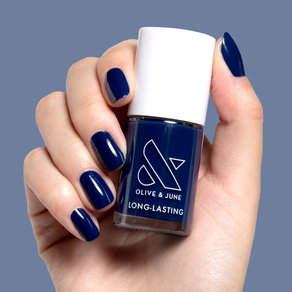 Power Suit navy blue jelly Long Lasting Polish