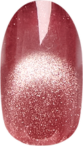 Berry Velvet French - Press-On | Medium | Oval single nail ugc