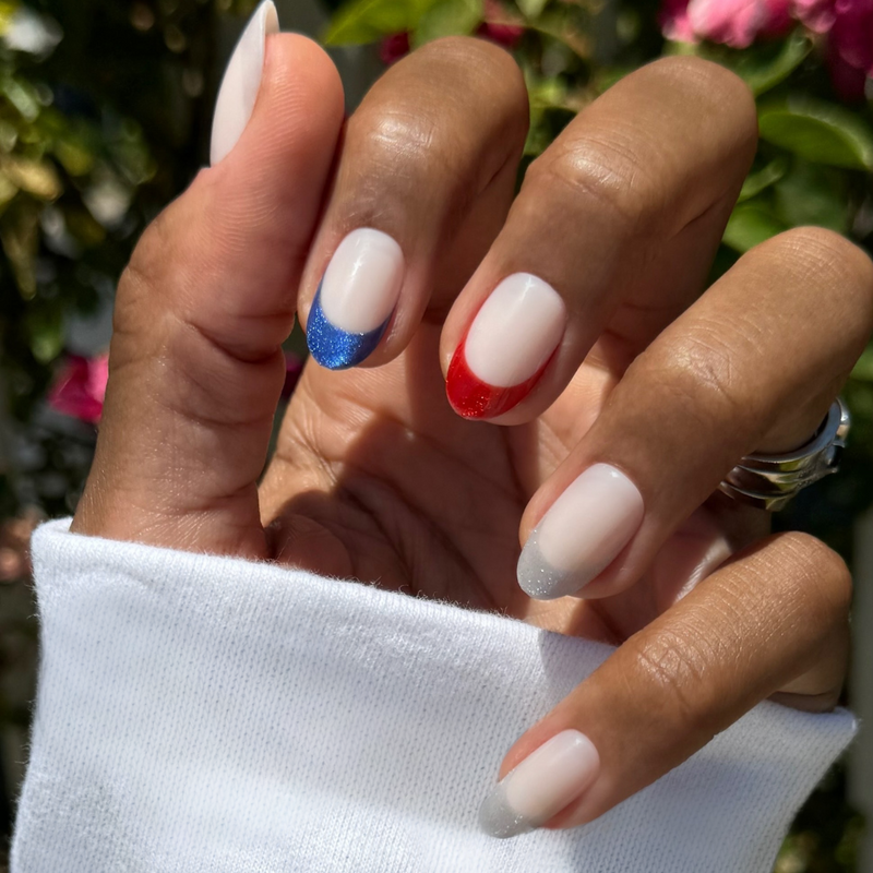 picture of Parade Velvet French - Press-On | Medium | Oval