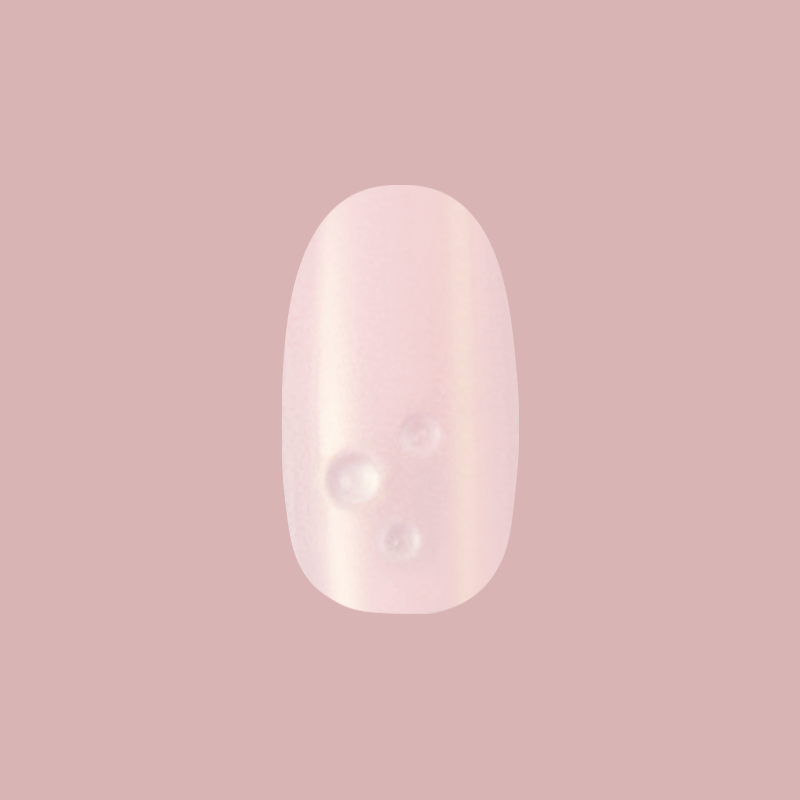 Pink Bubble Pearlescent - Press-On | Short | Round second image