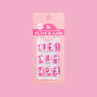 Pink Camo - Tab Press-On | Short | Round 