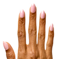 Pink on Pink Chrome French - Press-On | Medium | Oval thumbnail
