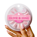 Pink on Pink Chrome French - Press-On | Medium | Oval thumbnail