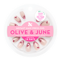 Pink Chrome Puffy Cherry French- Press-On | Medium | Almond thumbnail