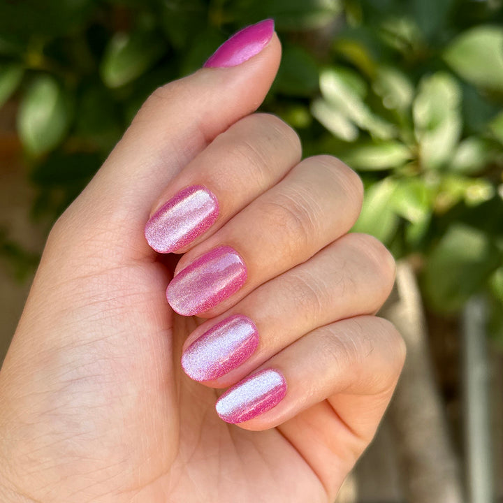 Pink Dream Velvet - Press-On | Short | Round – Olive and June