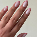 Pink Sugar Cookie Velvet French - Press On | Medium | Oval thumbnail