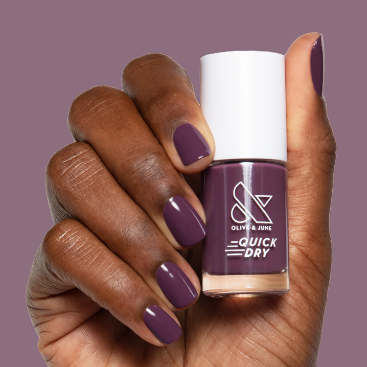 Plum polish dark warm purple Plum