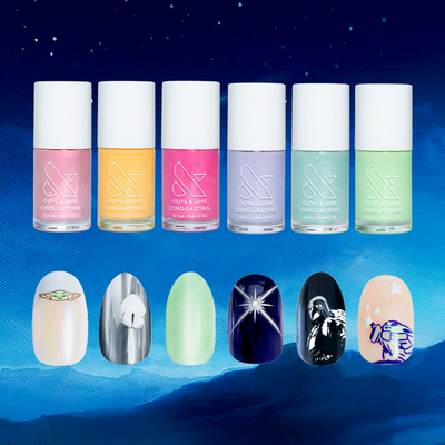 The Mandalorian and Grogu Summer Polish + Press-on Set The Mandalorian and Grogu Summer Polish + Press-on Set  other