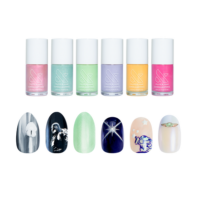 The Mandalorian and Grogu Summer Polish + Press-on Set The Mandalorian and Grogu Summer Polish + Press-on Set  other