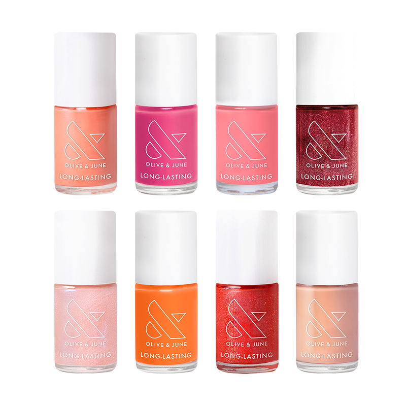 Pinks, Reds and Oranges Polish Bundle 