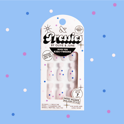 Polka Dot Perfect - Pressies | Short Medium | Round Polka Dot Perfect - Pressies | Short Medium | Round  Pressies