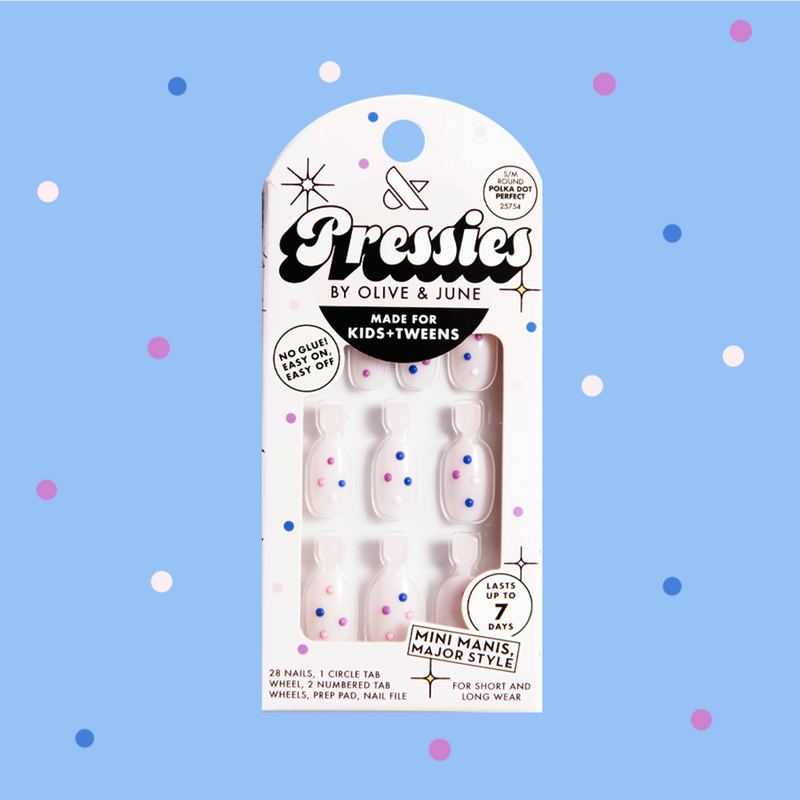 Polka Dot Perfect - Pressies | Short Medium | Round