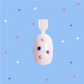 Polka Dot Perfect - Pressies | Short Medium | Round single nail