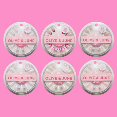 Polka Dots & French Set Polka Dots & French Set  Press-On