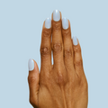 Powder Blue Chrome - Tab Press Ons | Short | Squoval thumbnail