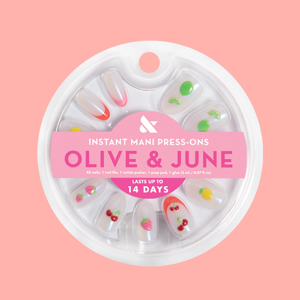 Puffy Fruits - Press-On | Medium | Oval – Olive and June