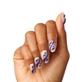 Puffy Bat Swirls - Press-On | Medium | Oval thumbnail