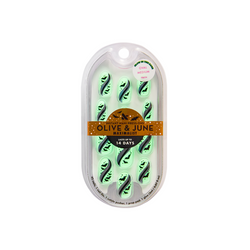 Puffy Bat Swirls - Press-On | Medium | Oval