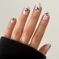 Puffy Bats - Press-On | Short | Round single nail ugc