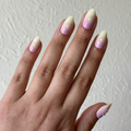 Puffy Sun Gradient - Press On | Medium | Almond single nail ugc