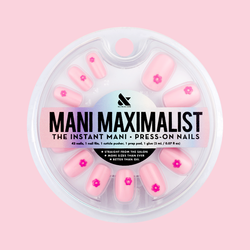 Puffy Daisy - Press-On | Short | Squoval 