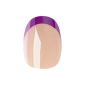 Purple Chrome Velvet - Press-On | Extra Short | Round thumbnail
