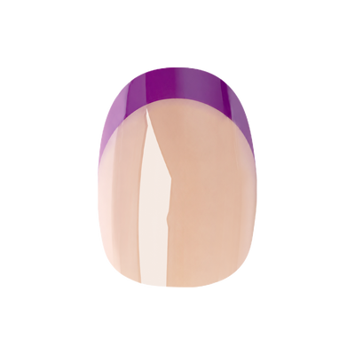 Purple Chrome Velvet - Press-On | Extra Short | Round Purple Chrome Velvet - Press-On | Extra Short | Round  Press-On