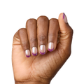 Purple Chrome Velvet - Press-On | Extra Short | Round thumbnail