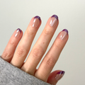 Purple Chrome Velvet - Press-On | Extra Short | Round thumbnail