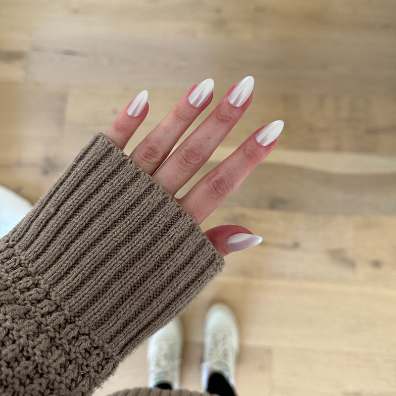 picture of Purple Puka - Press-On | Medium | Almond