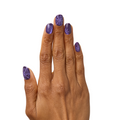 Purple Velvet Spiderwebs - Tab Press-On | Extra Short | Round thumbnail